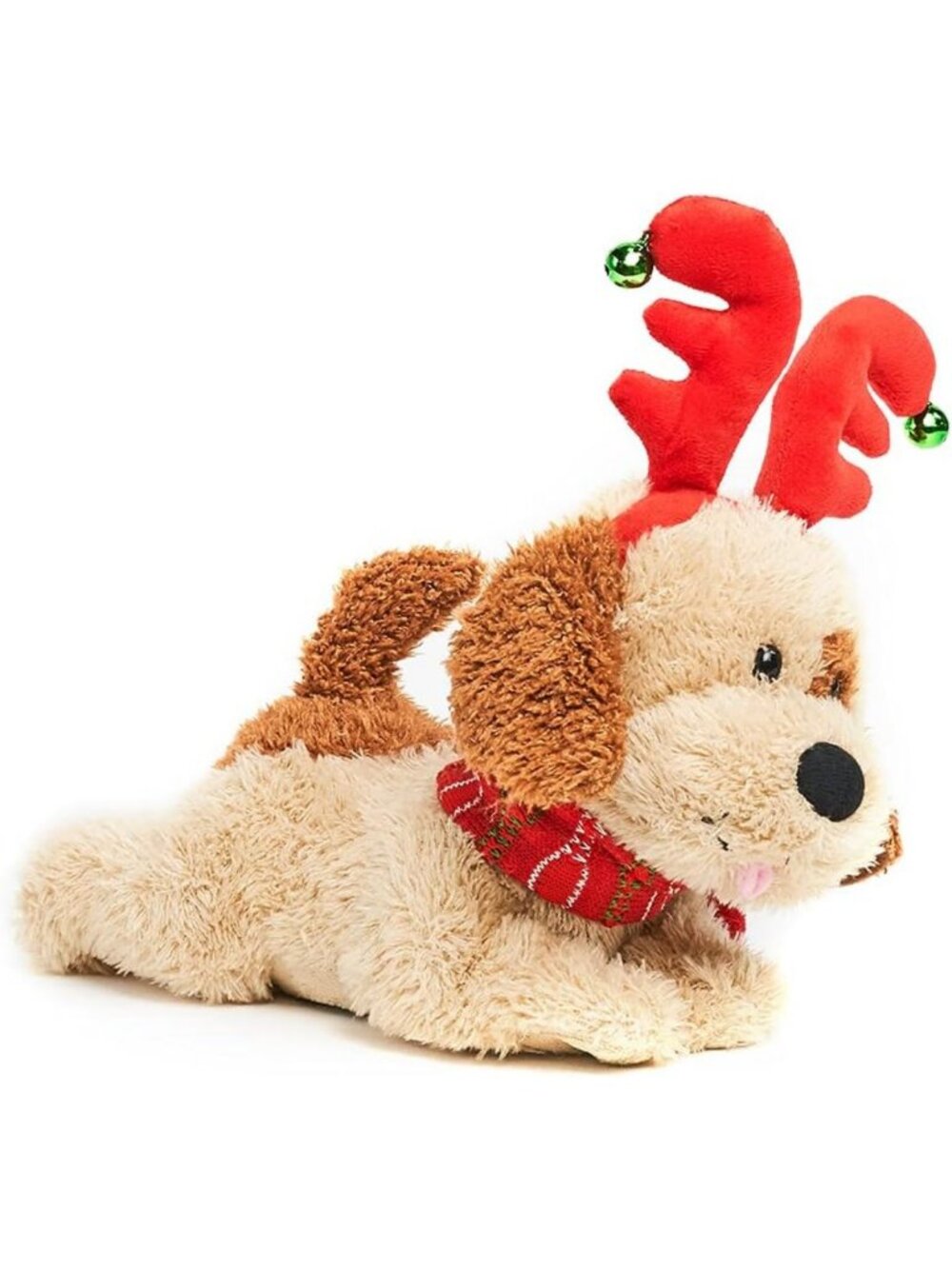 Animated Singing Holiday Puppy Stuffed Animal | Wiggles & Wags Tail, 9